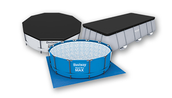 Abdeckplanen und Bodenplanen, nur wenn sie Teil eines Poolsets sind